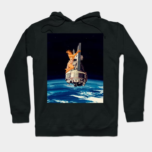 Earth is a hard  place Hoodie by CollageSoul